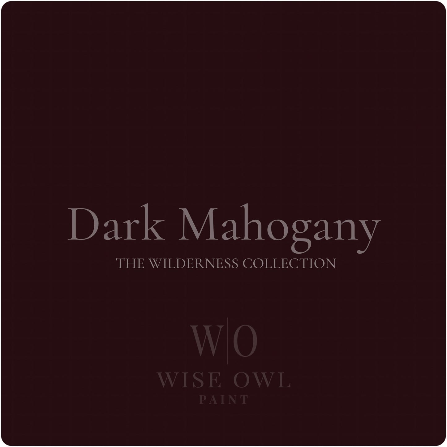 NEW! Dark Mahogany Quart (32 oz) Wise Owl One Hour Enamel | Wilderness Collection OHE | Wise Owl Paint | Cabinet Paint | Enamel Paint