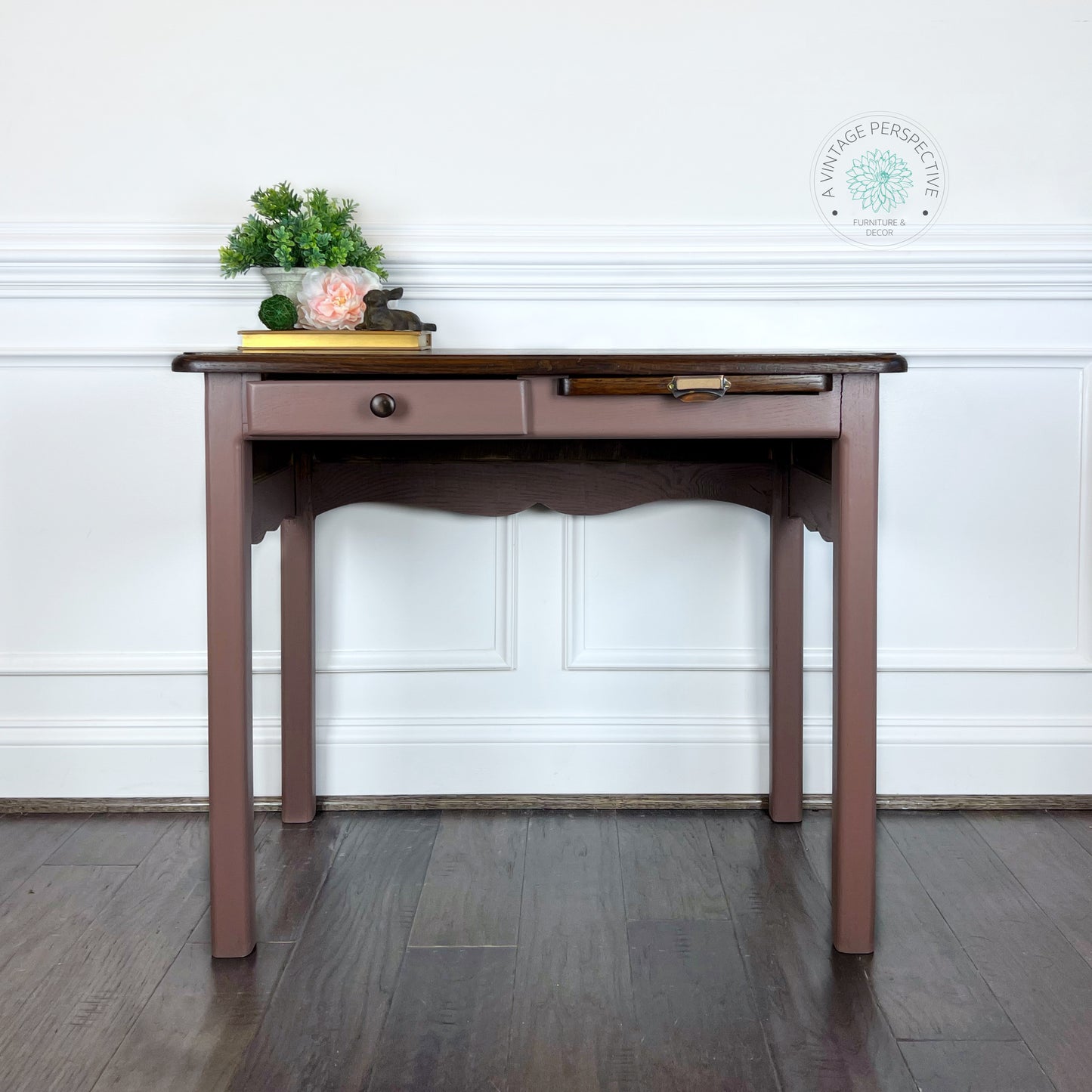 Petite Vintage Desk | French Country | Shabby Chic Desk | Farmhouse Furniture | Small Writing Desk | Antique Office Desk