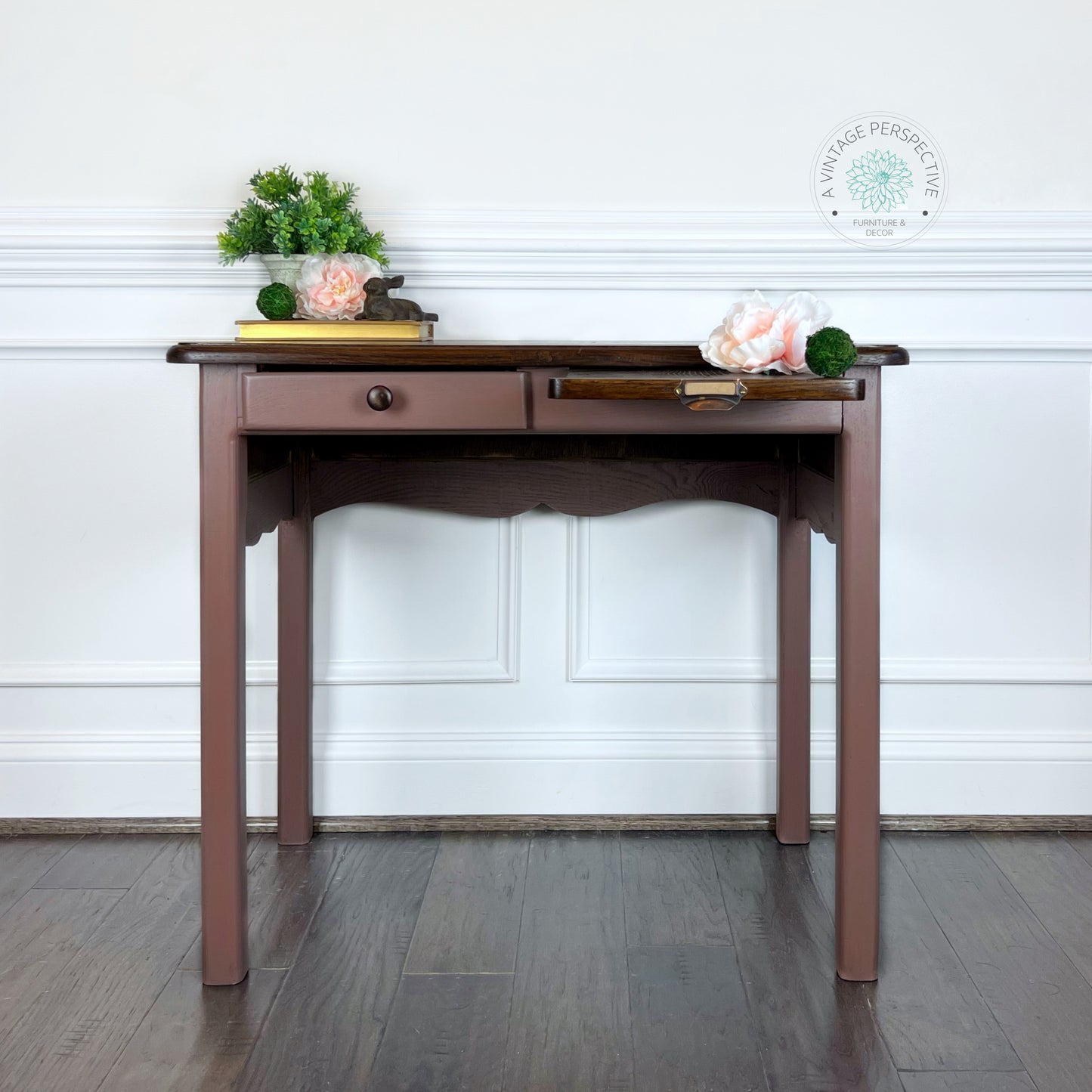 Petite Vintage Desk | French Country | Shabby Chic Desk | Farmhouse Furniture | Small Writing Desk | Antique Office Desk