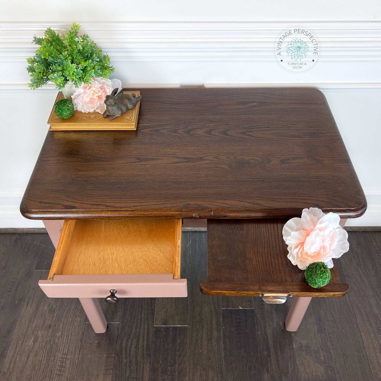 Petite Vintage Desk | French Country | Shabby Chic Desk | Farmhouse Furniture | Small Writing Desk | Antique Office Desk