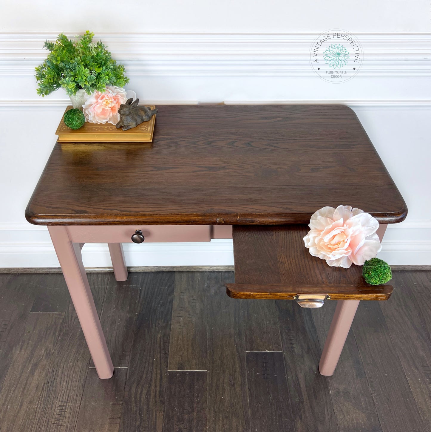 Petite Vintage Desk | French Country | Shabby Chic Desk | Farmhouse Furniture | Small Writing Desk | Antique Office Desk