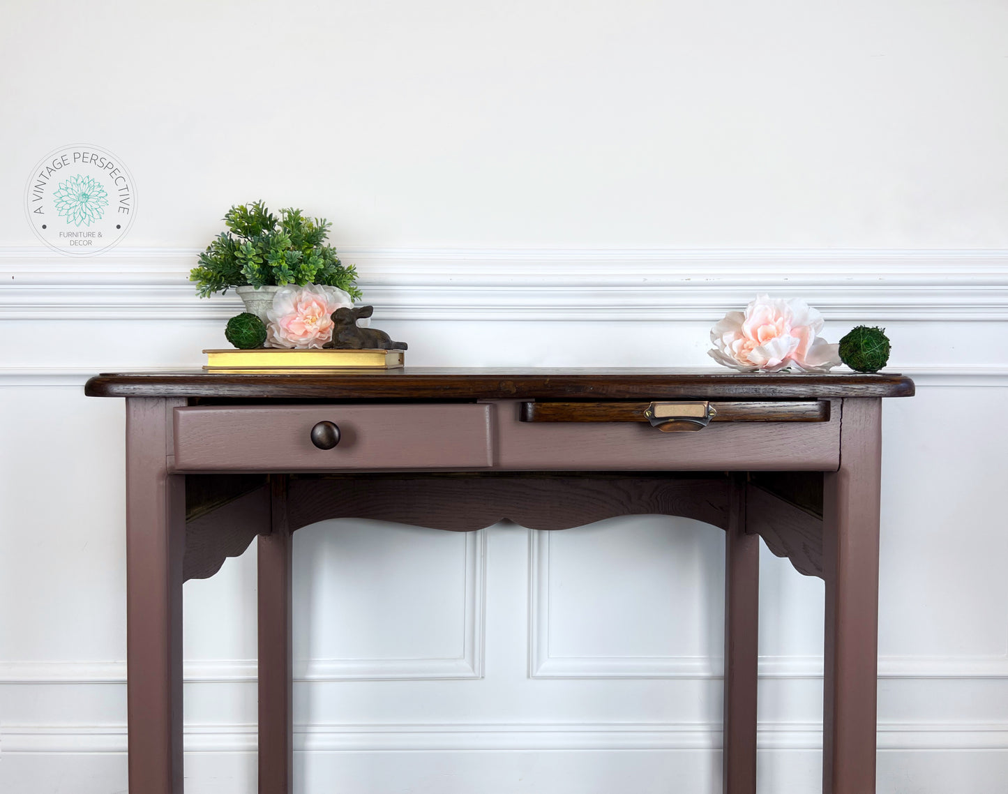 Petite Vintage Desk | French Country | Shabby Chic Desk | Farmhouse Furniture | Small Writing Desk | Antique Office Desk
