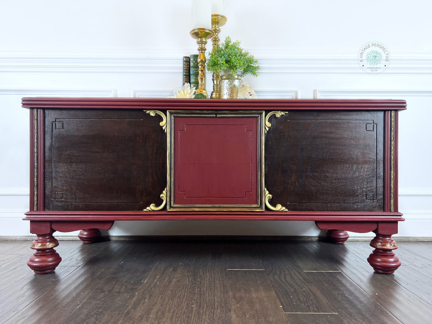 Antique Cedar Chest | Storage Chest | Vintage Cedar Chest | Vintage Wooden Trunk | Painted Chest | Blanket Chest | Hope Chest