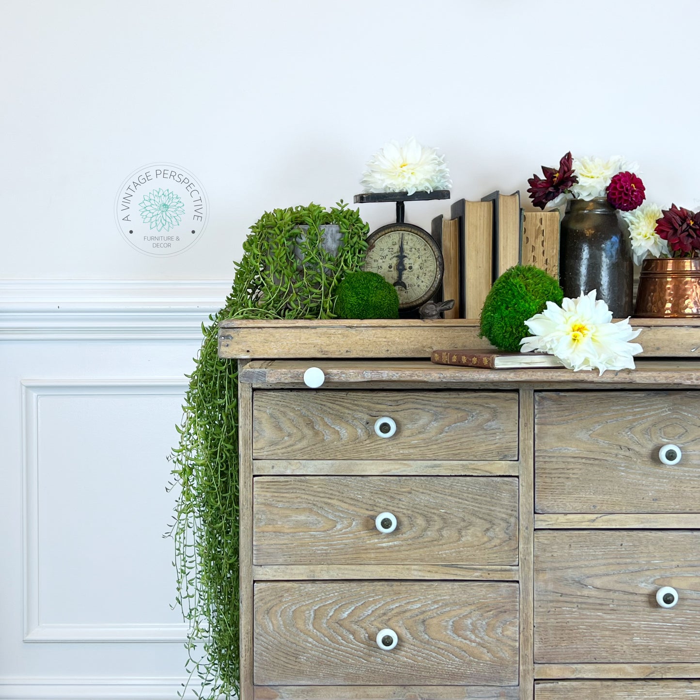 Antique Handmade Dry Sink | Antique Zinc-Lined Dry Sink | Industrial Chest of Drawers | Rustic Apothecary Cabinet | Antique Handmade Potting Table