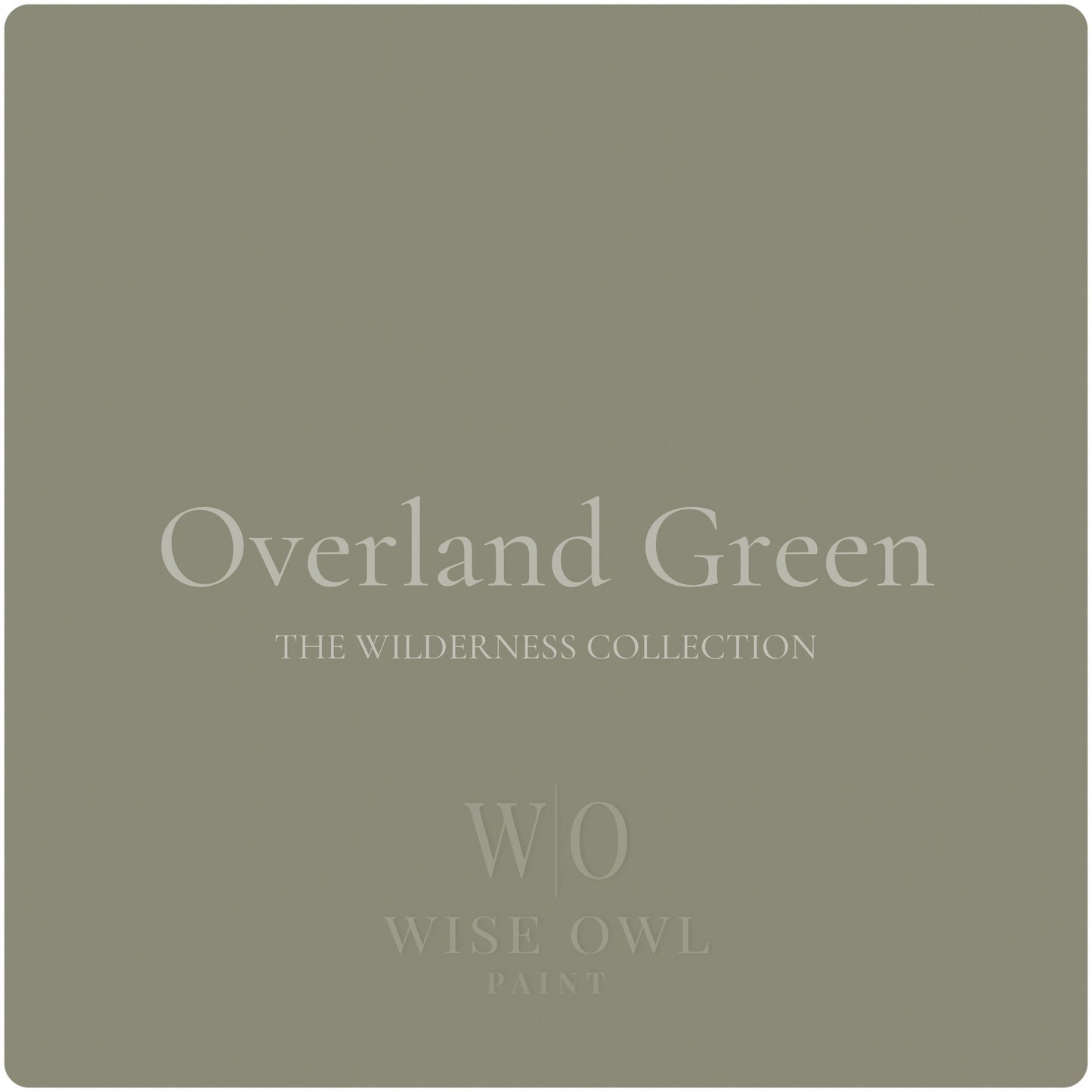 NEW! Overland Green Quart (32 oz) Wise Owl One Hour Enamel | Wilderness Collection OHE | Wise Owl Paint | Cabinet Paint | Enamel Paint