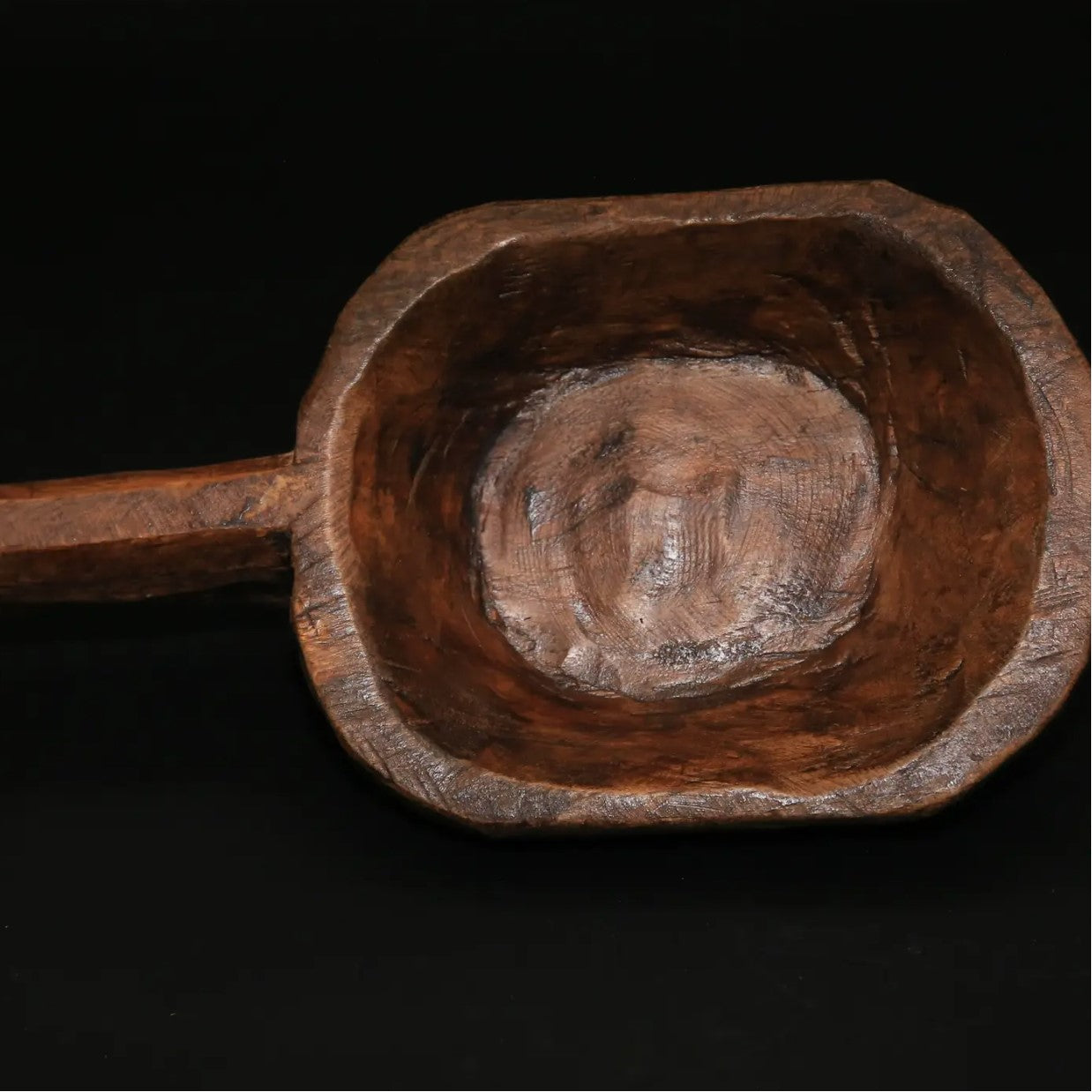 Rustic Wooden Scoop | Primitive Wood Scoop | Large Farmhouse Dry Goods Scoop | Rustic Scoop | Farmhouse Kitchen Decor | Vintage Feed Scoop