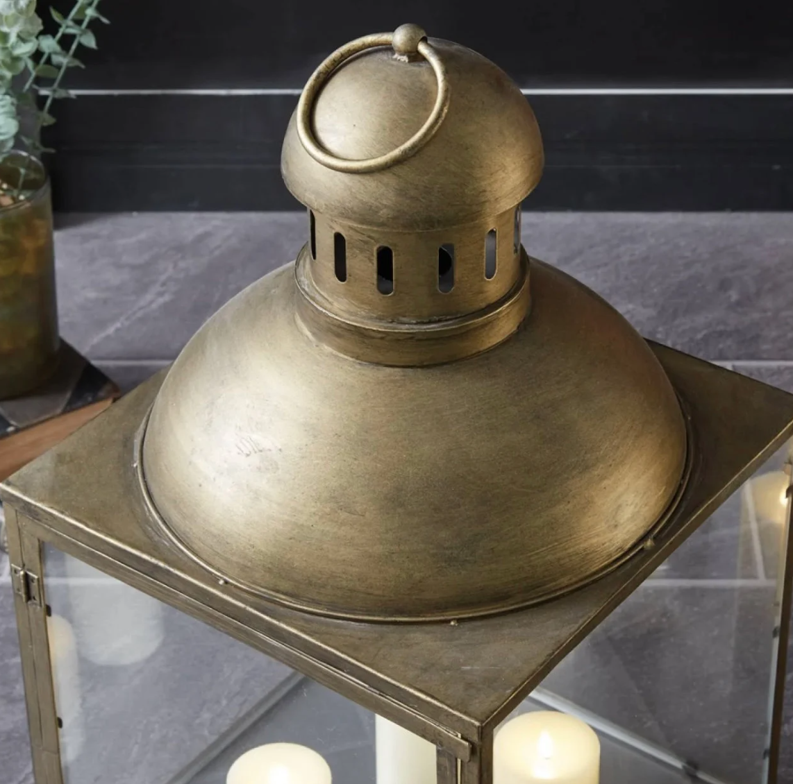 Extra Large Industrial Lantern | Candle Holder | Extra Large Rustic Lantern | Indoor Outdoor Lantern | Large Wedding or Event Lantern