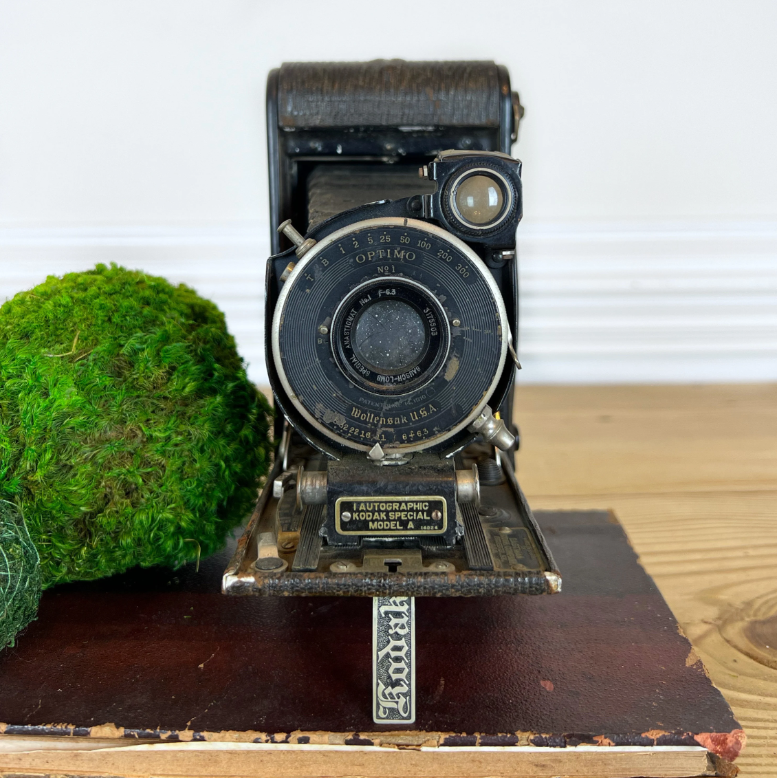 Kodak No.1 Autographic Special Model A | Vintage Antique Folding Camera | Kodak Autographic Special | Vintage Photography Antique Camera