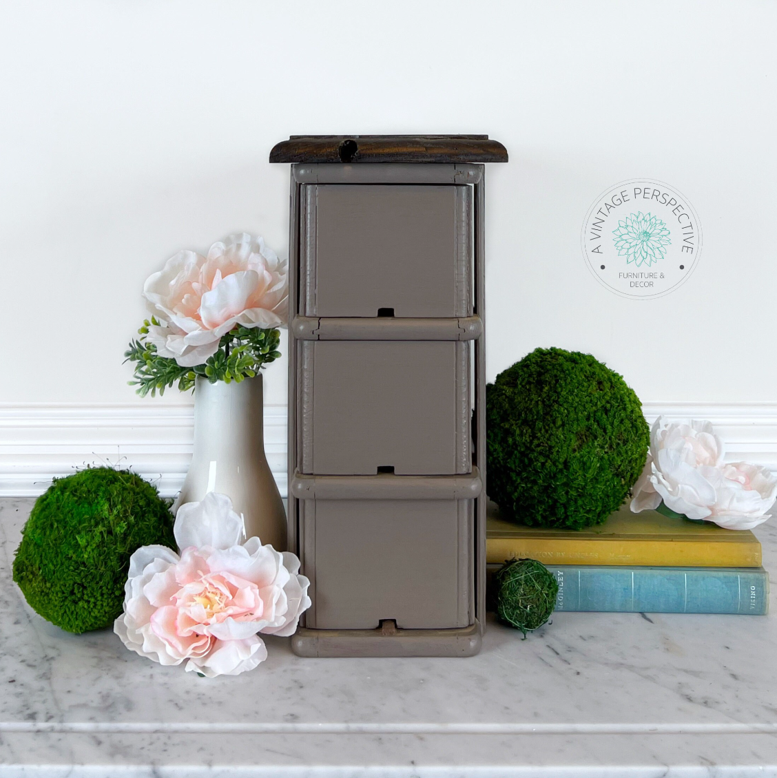 Antique Sewing Cabinet Drawers | Apothecary Drawers | Vintage Sewing Machine Drawers | Wood Sewing Cabinet | Rustic Tabletop Cabinet