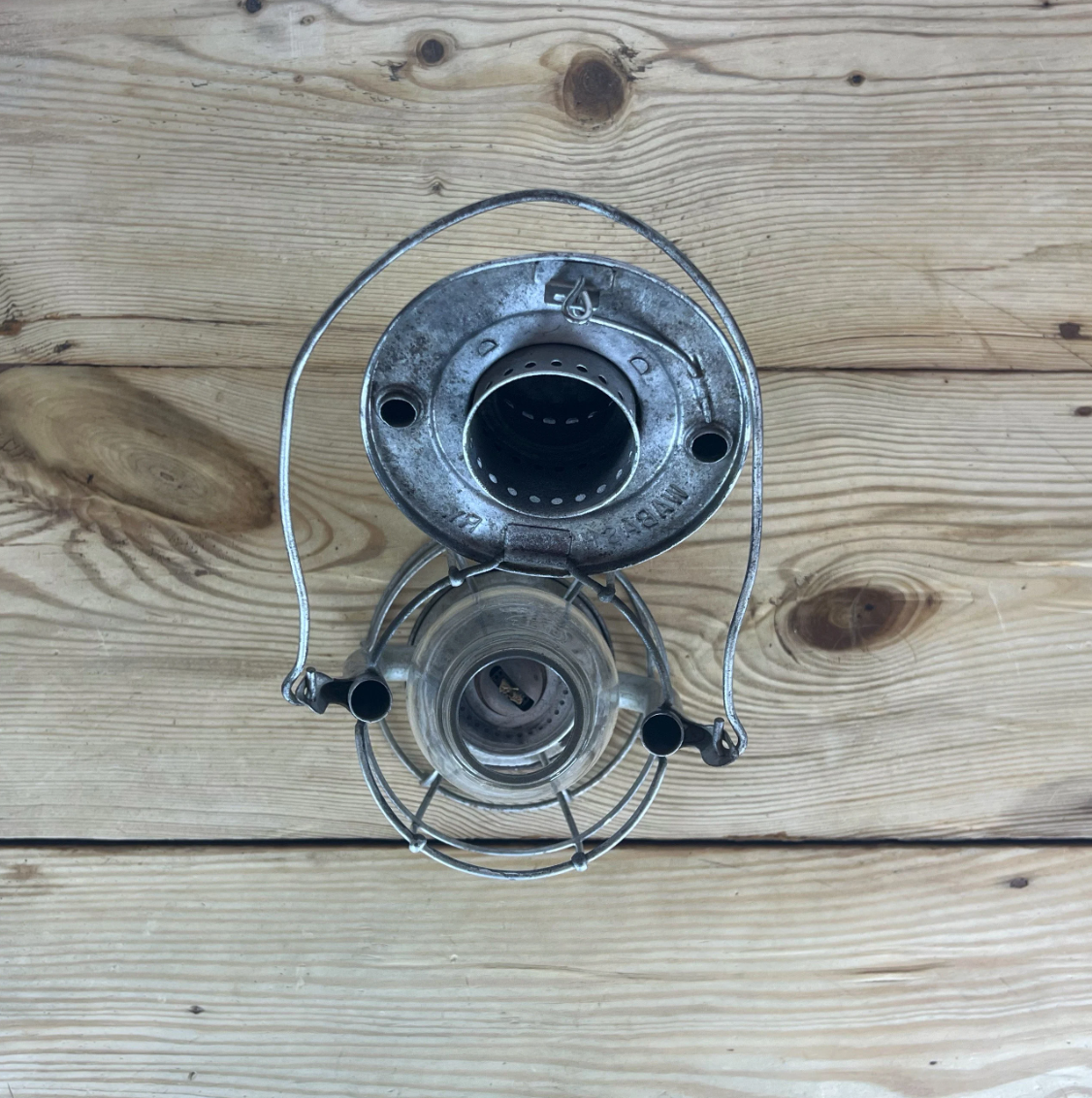 Railroad Lantern Dietz Vesta Wabash Railway Lantern with Clear Cast Globe | Antique Railroad Lantern | Vintage Railway Lamp