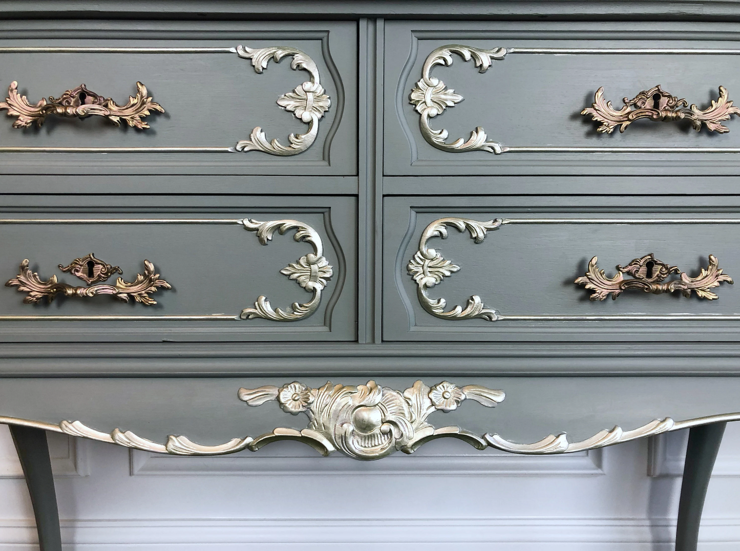 Romantic French Buffet | Antique Buffet | Antique Sideboard | Vintage Credenza | Dining Room Server | Entryway Table