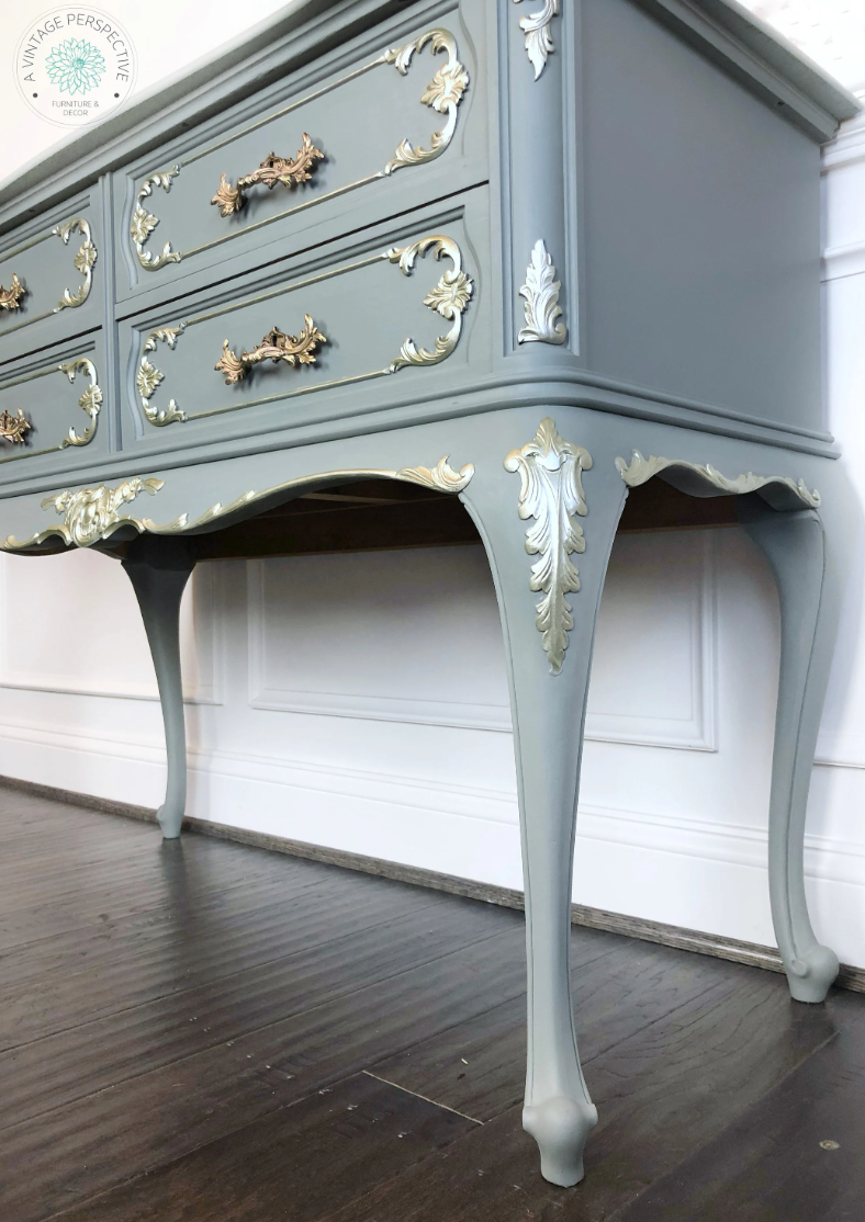 Romantic French Buffet | Antique Buffet | Antique Sideboard | Vintage Credenza | Dining Room Server | Entryway Table