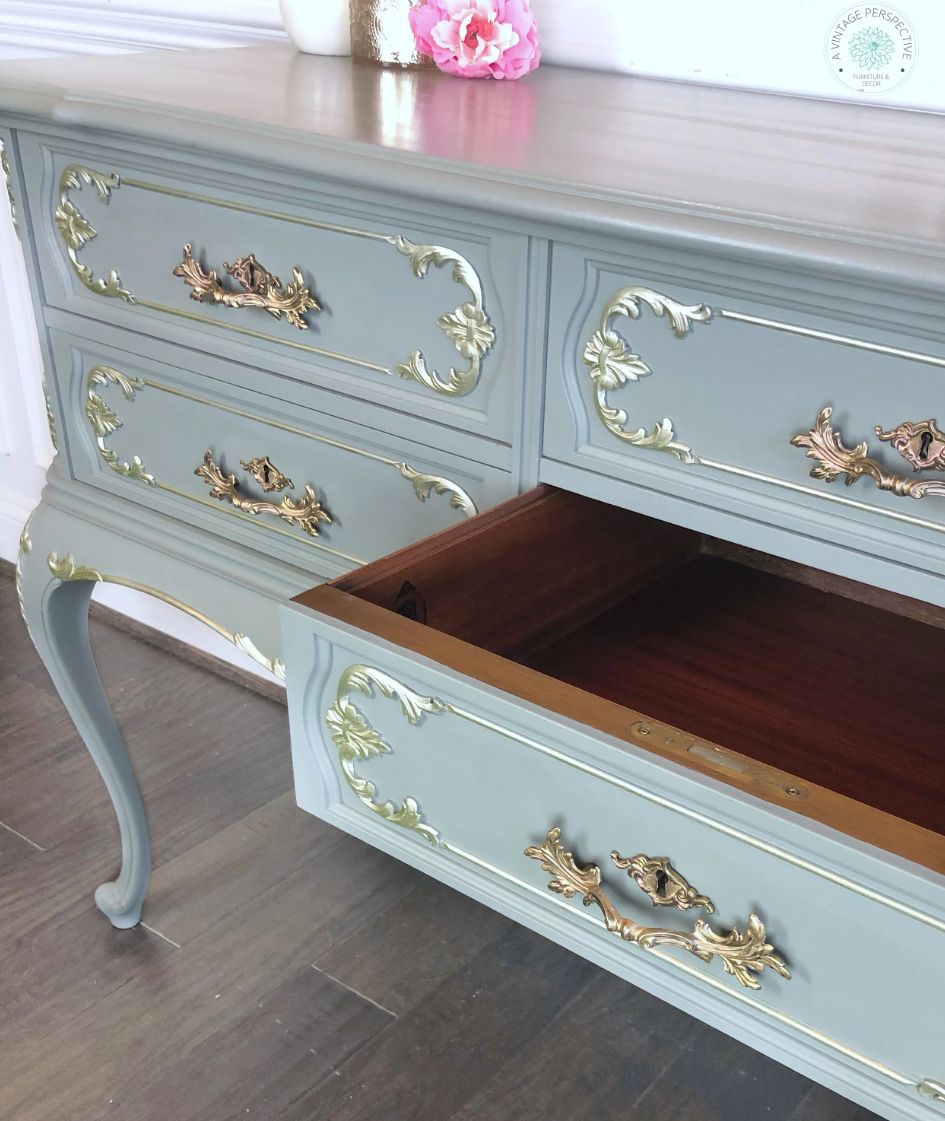 Romantic French Buffet | Antique Buffet | Antique Sideboard | Vintage Credenza | Dining Room Server | Entryway Table