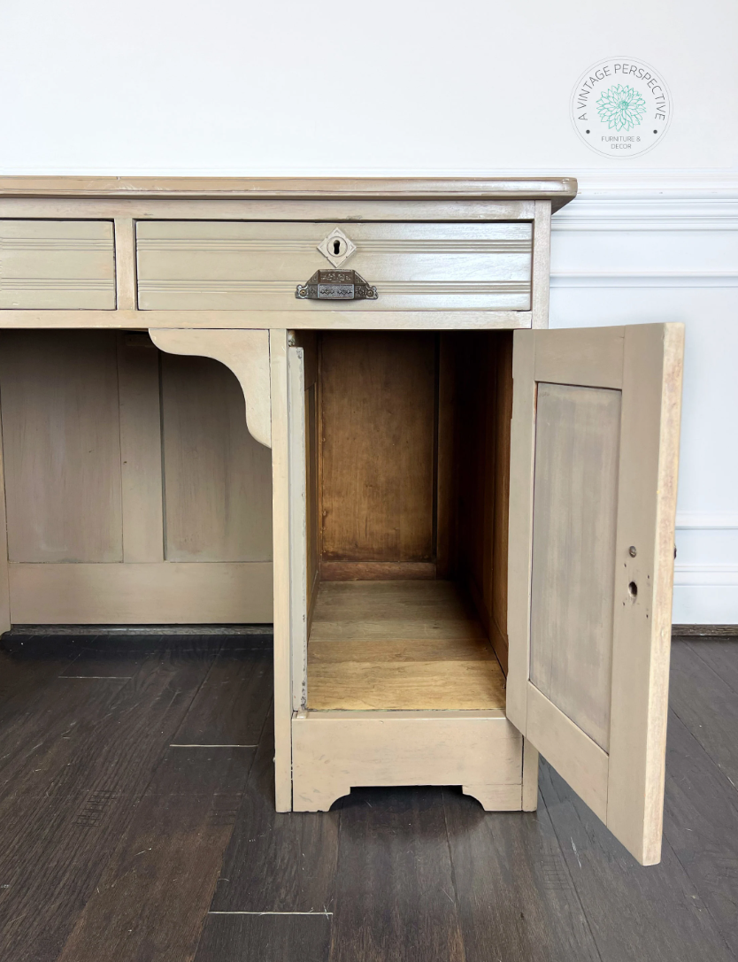 Antique Cherry and Maple Desk | Early American Writing Desk | Vintage Desk | Rustic Writing Desk | Industrial Wood Desk | Victorian Desk