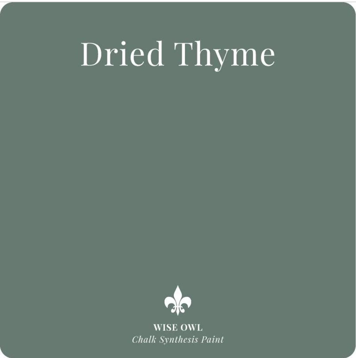 Dried Thyme Pint (16 oz) | Chalk Synthesis Paint | Wise Owl Paint | Furniture Paint | DIY Painting