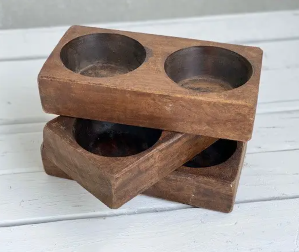 Cheese Mold | Rustic Wooden Cheese Mold | Candle Holder | Solid Wood Cheese Mold | Farmhouse Decor | Solid Wood Succulent Planter