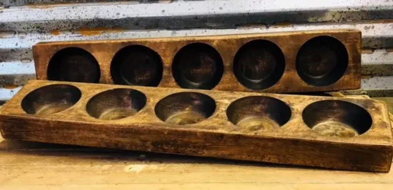 Cheese Mold | Rustic Wooden Cheese Mold | Candle Holder | Solid Wood Cheese Mold | Farmhouse Decor | Solid Wood Succulent Planter