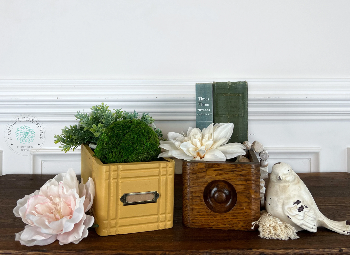 Individual Antique Sewing Cabinet Drawers | Apothecary Drawers | Vintage Sewing Machine Drawers | Wood Sewing Drawers | Decorative Drawers