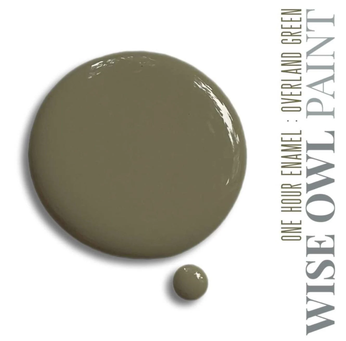NEW! Overland Green Quart (32 oz) Wise Owl One Hour Enamel | Wilderness Collection OHE | Wise Owl Paint | Cabinet Paint | Enamel Paint
