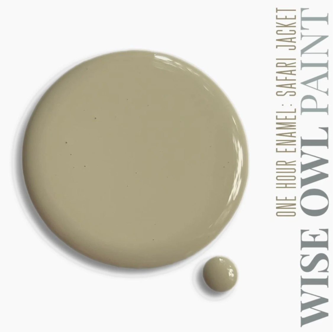 NEW! Safari Jacket Quart (32 oz) Wise Owl One Hour Enamel | Wilderness Collection OHE | Wise Owl Paint | Cabinet Paint | Enamel Paint