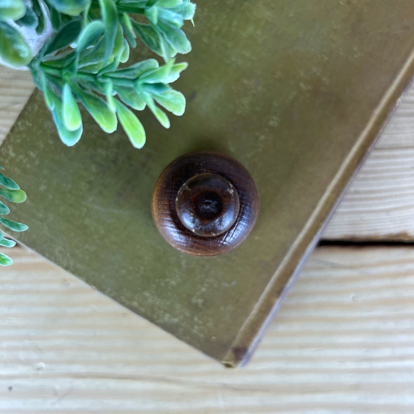 Miniature Antique Flower Butter Mold Press | Tiny Antique Butter Mold Press | Vintage Butter Stamp Press | Primitive Farmhouse Kitchen Baking Tools