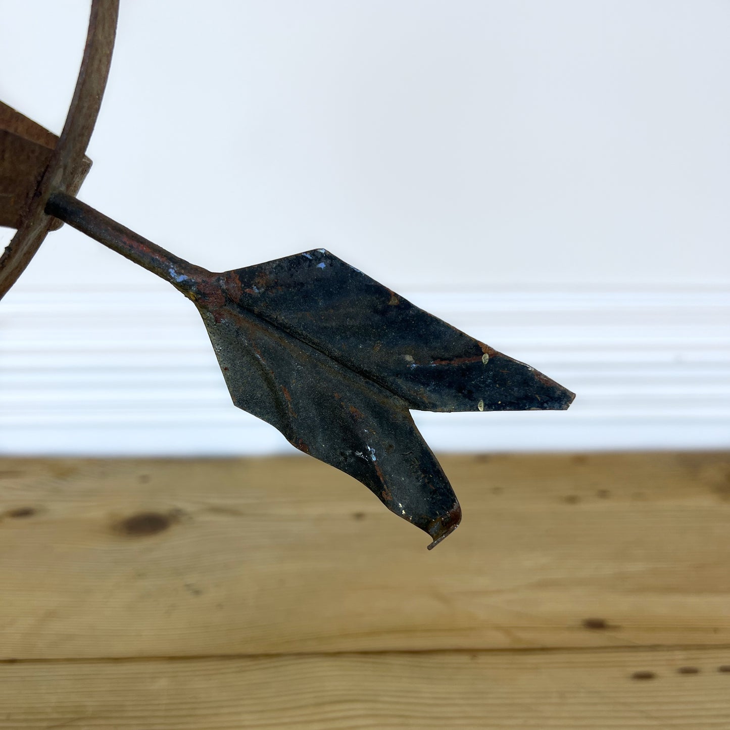 Vintage Wrought Iron Garden Armillary Sundial | French Country Metal Sundial | Wrought Iron Garden Ornament Statue