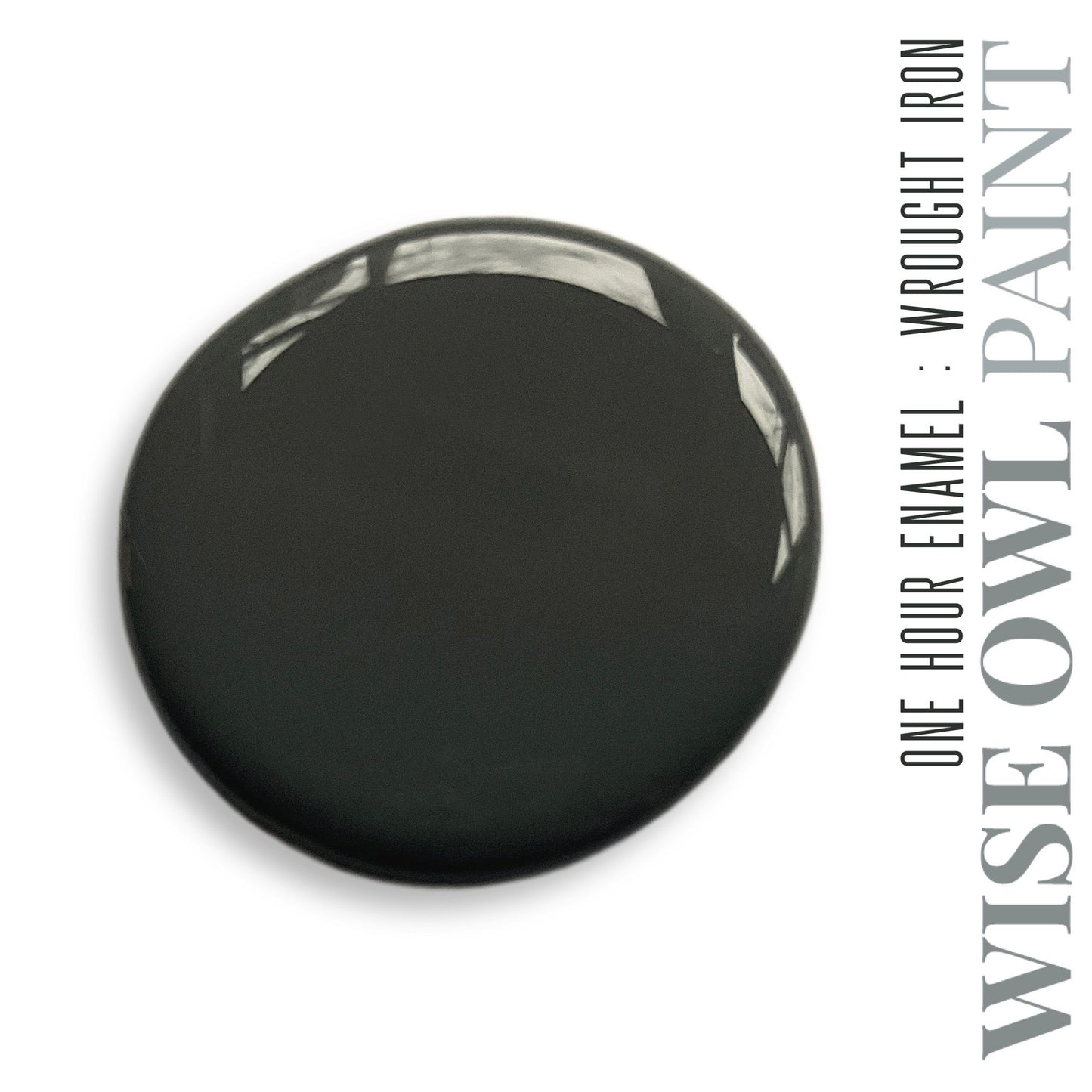 Wrought Iron Quart (32 oz) Wise Owl One Hour Enamel | Luxury Earth Collection OHE | Wise Owl Paint | Cabinet Paint | Enamel Paint