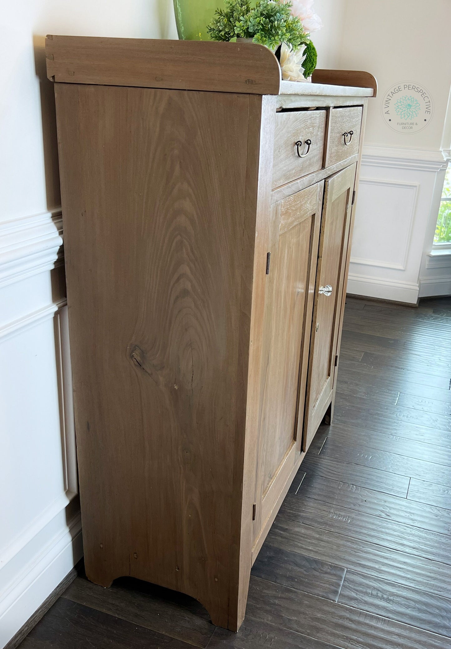 Antique Jelly Cabinet | Primitive Jelly Cupboard | Rustic Pie Safe | Early American Cherry Cabinet | Antique 19th Century Farmhouse Cabinet