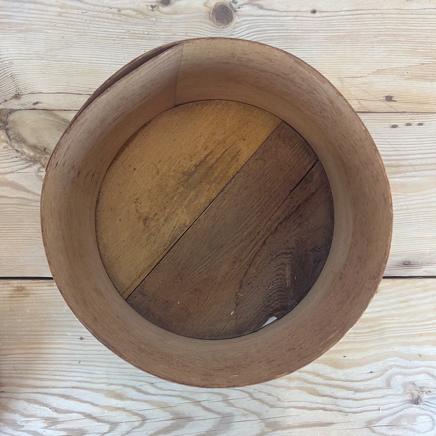 Antique Wooden Cheese Box | 19th Century Cheese Box | Primitive Farmhouse Storage Container | Rustic Country Decor
